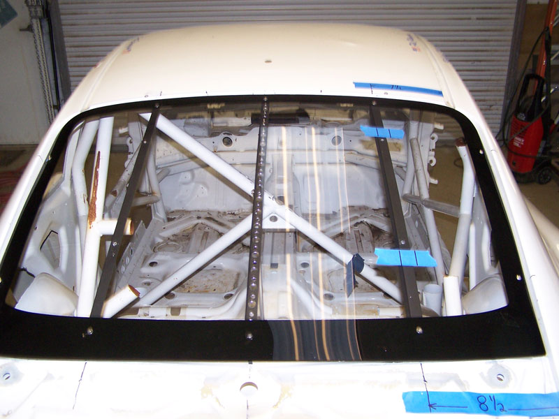 Rear window support kit